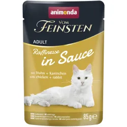 ANIMONDA Vom Feinsten Raffinesse kurczak, królik w sosie 85g